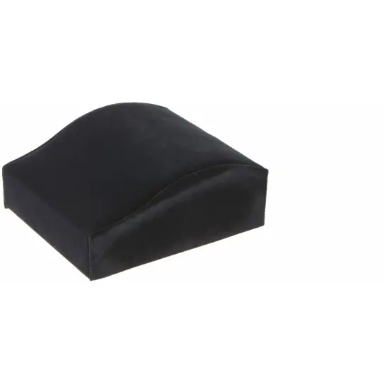 Plymor Black Velvet Bracelet Ramp Display Stand, 5.125" W x 6.125" D x 2.5" H {1}