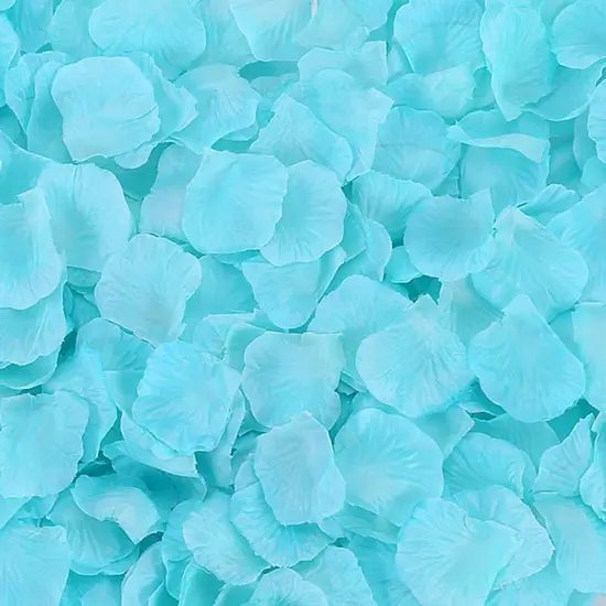 2000 PCS Silk Turquoise Rose Petals Artificial Flower Petals Wedding Party Flower Decoration {3}