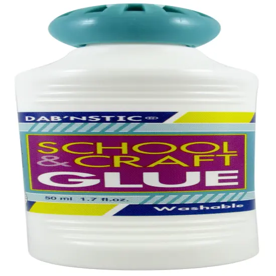 Crafty Dab'N Stic School And Craft Glue 1.75oz-White {1}
