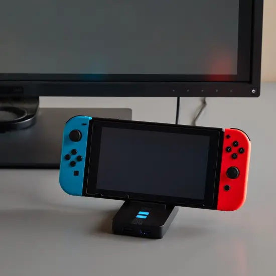 Docking Station for Nintendo Switch/ Switch OLED, Portable TV Dock with Cooling fan, HDMI and USB Outputs, Black {2}