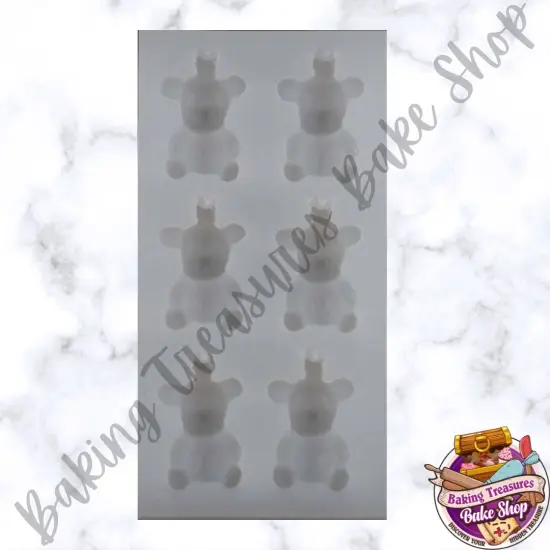 Royal Teddy Team Silicone Mold {4}
