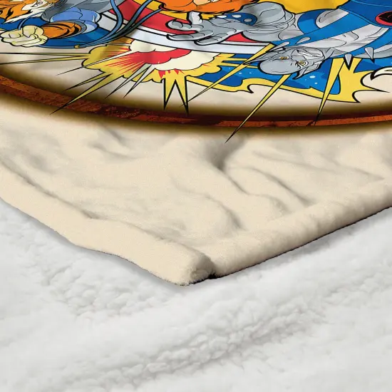 Warner Brothers Thundercats Silk Touch Sherpa Throw Blanket Justice {5}