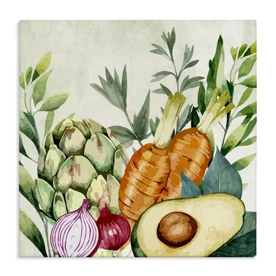 Stupell Industries Organic Vegetable Harvest Canvas Design by Kim Allen {1}