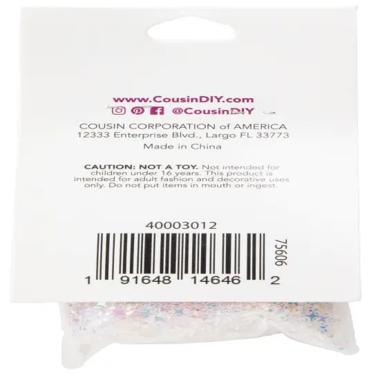 CousinDIY Crystal Sequins 1oz-Assorted Shapes {3}