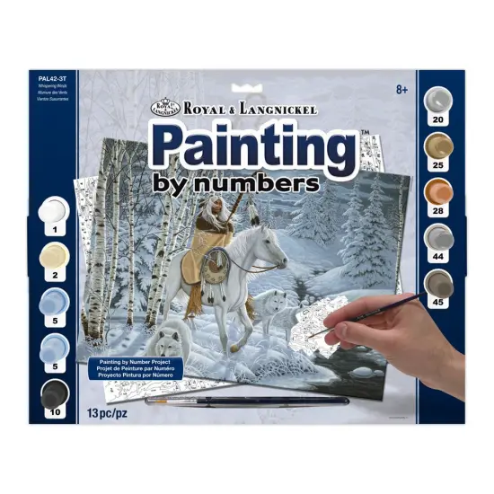 PAL42 | Painting by numbers™ 13pc 11.25" x 13.375" Whispering Winds Painting Project {1}