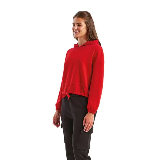 Tridri&reg; Ladies Cropped Maria Hoodie OLIVE {4}