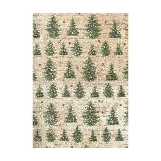 Stamperia Assorted Rice Paper Backgrounds A6 8/Sheets-Classic Christmas {7}