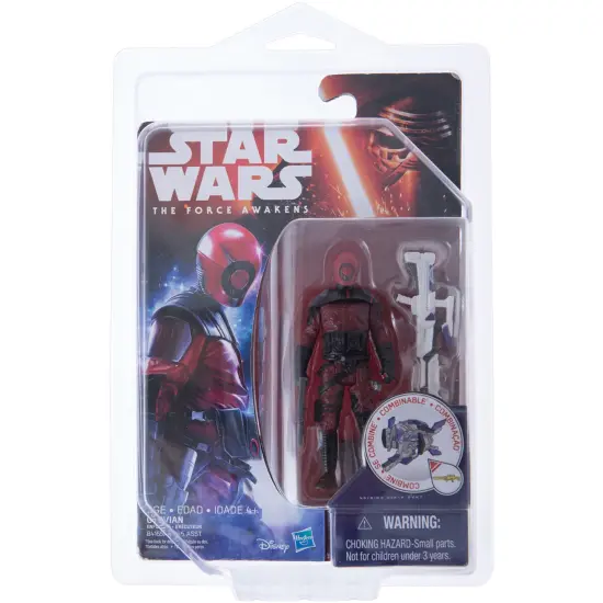 Protech STAR7 Star Case Storage / Display for 2015 and Later Star Wars Force Awakens and Rogue One Carded Figures, 5.5" W x 8.25" H x 1.5" D {3}