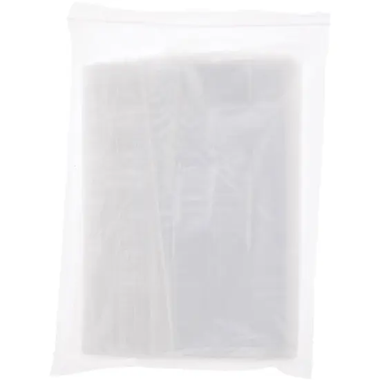 Plymor 12" x 13" (Pack of 100), 2 Mil Zipper Reclosable Plastic Bags {4}