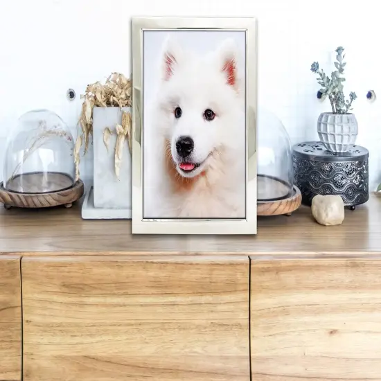 5x7 Picture Frames Silver Metal Photo Frames For Tabletop Display and Wall Decoration {5}