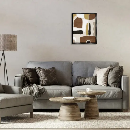 Stupell Industries Earthy Organic Shapes Floating Frame Design by Amber Sterling {2}