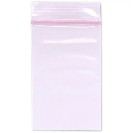 Plymor 2" x 3" (Pack of 100), 2 Mil Anti-Static Zipper Reclosable Plastic Bags {1}