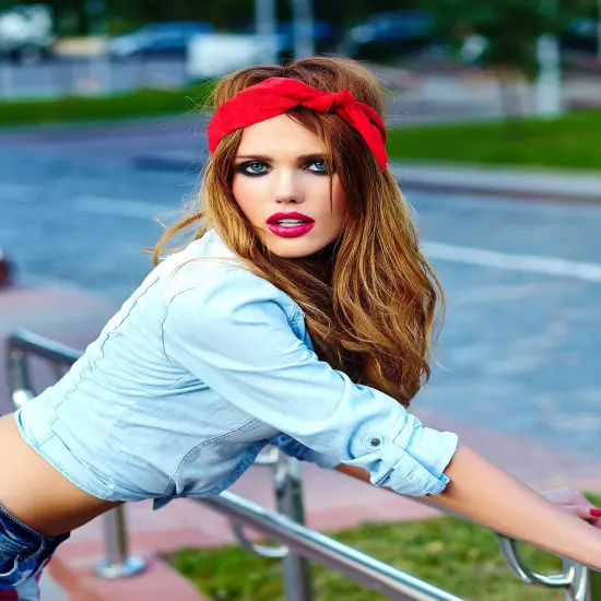 Pack of 9 Plain Cotton Scarves 27 in by 27 in Head Scarf {3}