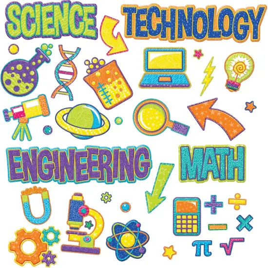 Color My World STEM Mini Bulletin Board Set {1}