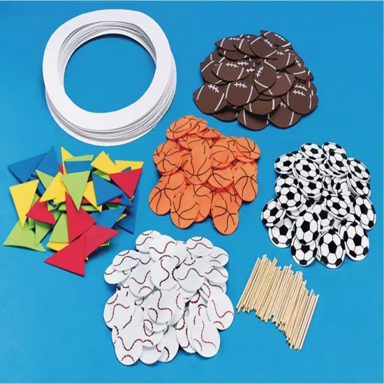Sports Wreath Craft Kit (Pack of 12) {3}
