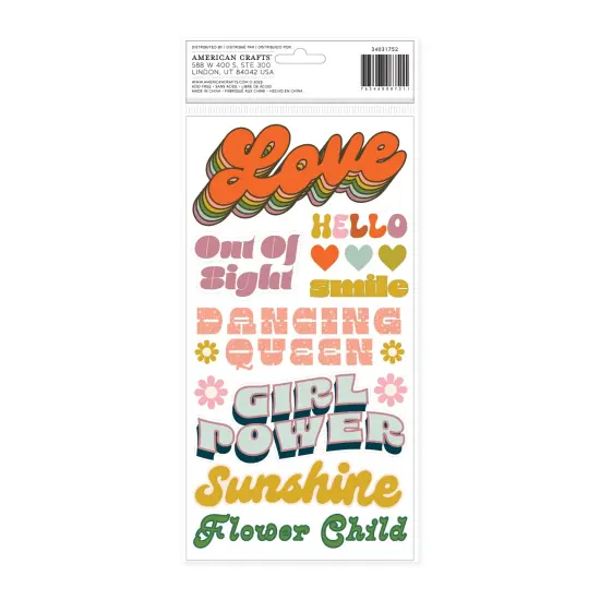 Jen Hadfield Groovy Darlin' Thickers-Phrases {2}