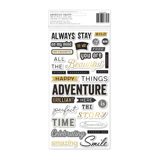 Bo Bunny Charmed Chronicles Thickers-Phrase {2}