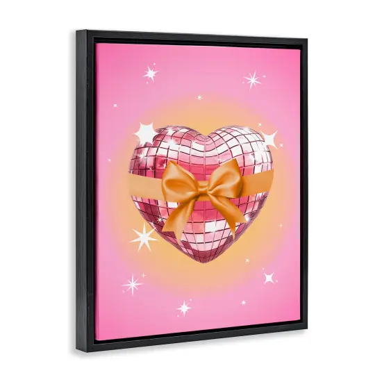 Stupell Industries Heart Disco & Ribbon Floating Frame Design by Susan Arnot {17}