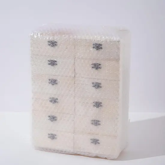 8 pcs Wooden box Holder Desk DIY Wooden Boxes 5X3.9X2.3 In Desktop Organizer Organizer School {5}