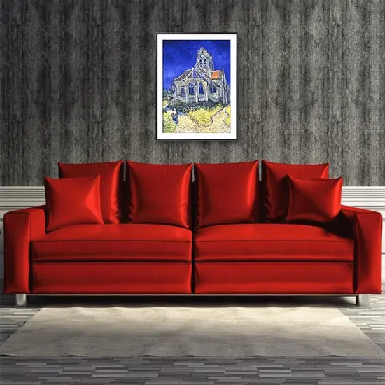 Van Gogh Diamond Painting Kits Orville Church,5D Full Drill Diamond Art Kit Canvas Painting Gift for Adults, Home Decor {2}