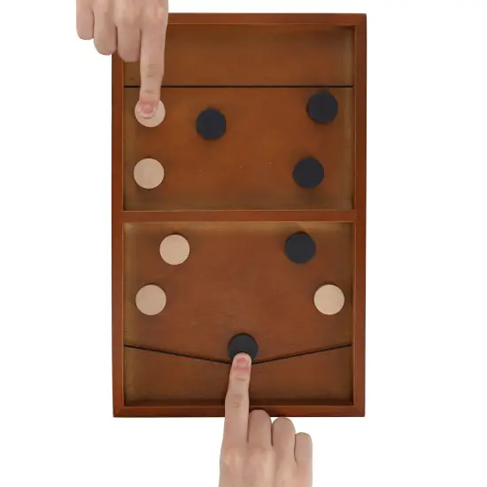 Pacific Shore Games Wooden Sling Puck Game, Table Top Hockey Games {4}