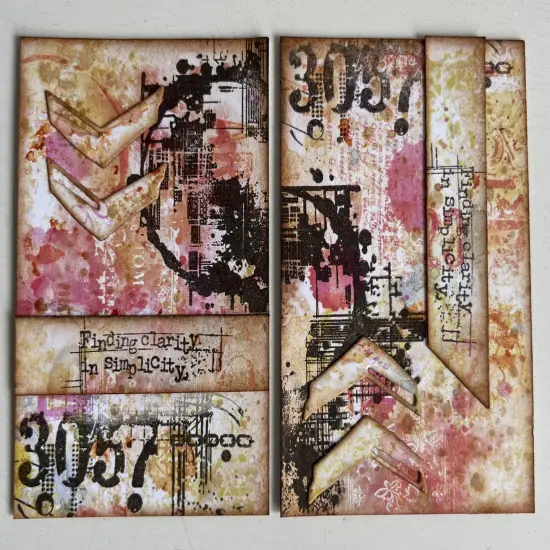 AALL And Create Double-Sided Cardstock A6-Vivid Vortex {3}