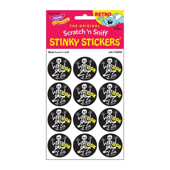 Stinky Stickers Eek Bone Scent 24ct {2}