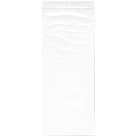 Plymor 5" x 12", 2 Mil with Hang-Hole Zipper Reclosable Plastic Bags {1}