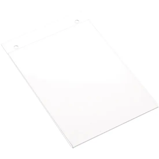 Plymor Clear Acrylic Sign Display / Literature Holder (Wall-Mount), 5" W x 7" H {2}