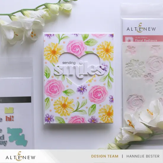 Floral Radiance Layering Stencil Set (4 in 1) {2}