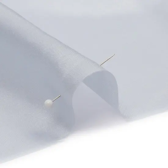 1 Yard Habotai Silk in Gray Dawn Premium Lightweight China Silk 44 Inches Width {2}