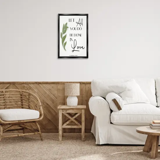 Stupell Industries Done In Love Proverb Floating Frame Design by Amber Clarkson {2}