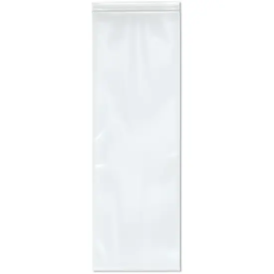 Plymor 6" x 18" (Pack of 50), 6 Mil Industrial Duty Zipper Reclosable Plastic Bags {1}