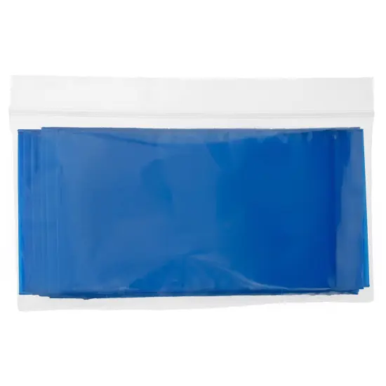 Plymor 3" x 5", Blue 2 Mil Zipper Reclosable Plastic Bags {5}