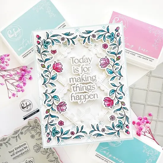 Pinkfresh Studio Cling Stamp Set 4.25"X5.5"-Making Things Happen {7}