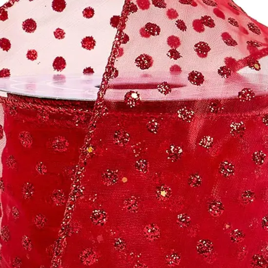 Clearance Merry Christmas Ribbon 2 1/2" x 10 yd Red {7}