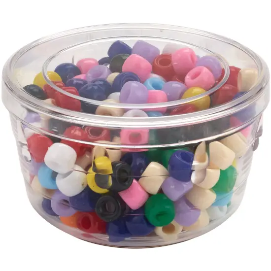 Pioneer Plastics 010C Clear Extra Small Round Plastic Container, 3.0625" W x 1.75" H {4}