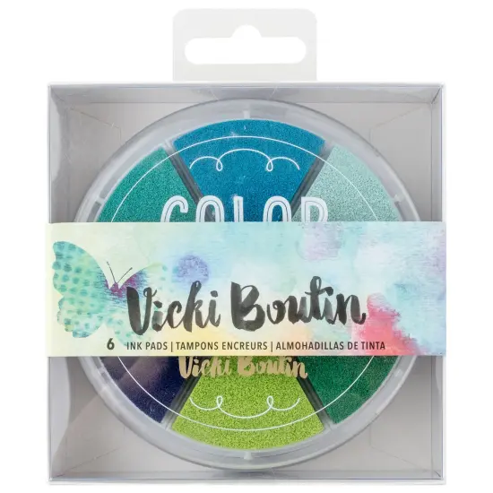 Vicki Boutin Mixed Media Ink Stamp Pads 6/Pkg {2}