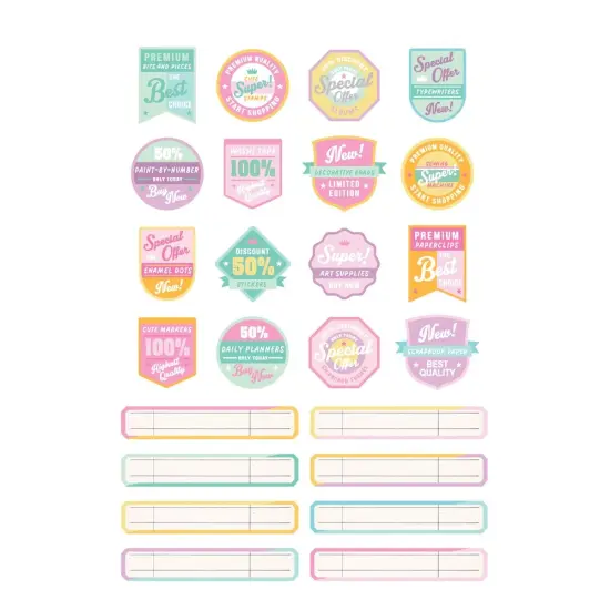 Simple Stories Sticker Book 12/Sheets-Crafty Things {6}