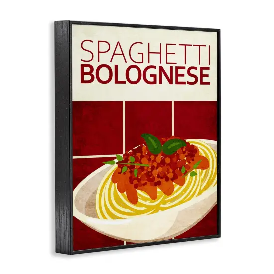 Stupell Industries Spaghetti Classic Kitchen Framed Giclee Design by Kim Allen {3}