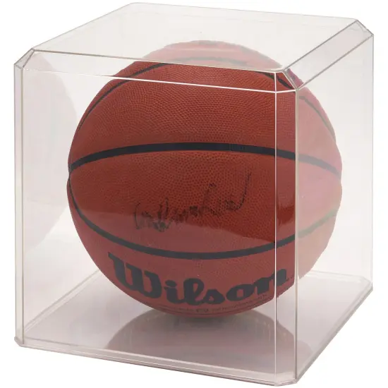 Pioneer Plastics 1010C-UV Clear Plastic Display Case (UV Resistant) for Basketballs, Soccer Balls, and Baseball Gloves, 9.75" W x 9.75" D x 9.625" H {3}