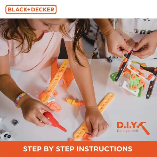Black+Decker Constructor - 5 Models In 1 Includes: 136 Plastic Pcs to Build 5 Different Models {4}