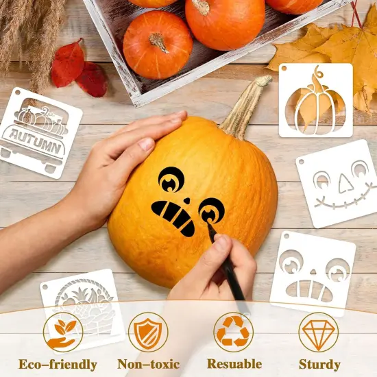 36 PCS Fall Stencils {4}