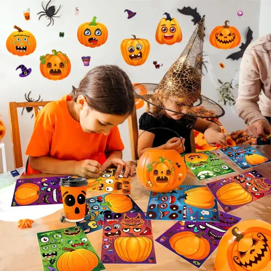 60 Sheets Halloween Crafts Stickers {3}