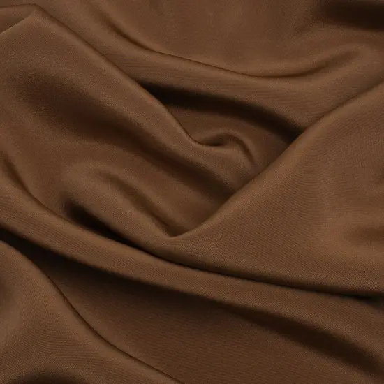1 Yard Light Brown Silk 4-Ply Crepe Premium Collection 44 Inches Width {1}