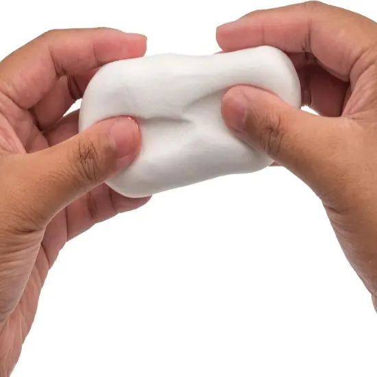 Air Dough - White, Air Dry, Ultra Light, Non-Toxic Modeling Clay in a Resealable Bag Including Tutorial Videos (Educational, Create & Decorate DIY, Kids Gifts, Arts & Crafts for Boys & Girls) {3}