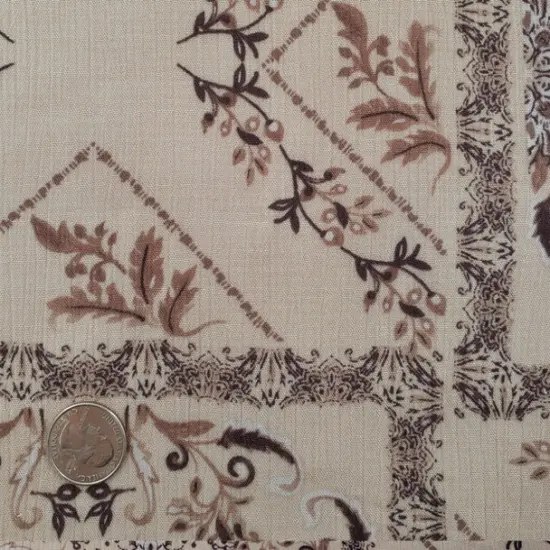 1 Yard Taupe Rayon Crinkle Crepon Fabric Lightweight Apparel 50/52 Inch Width {3}