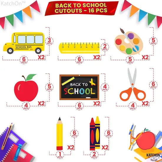 Hanging Swirls for Back to School Decorations - Pack of 46 {3}