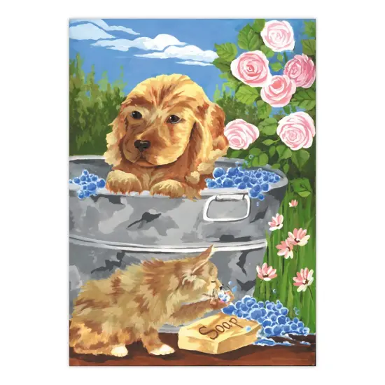 PBN-SET43 | Painting by numbers&trade; 21pc 8.75" x 11.75" Small Dogs Painting Project 3-Pack {2}
