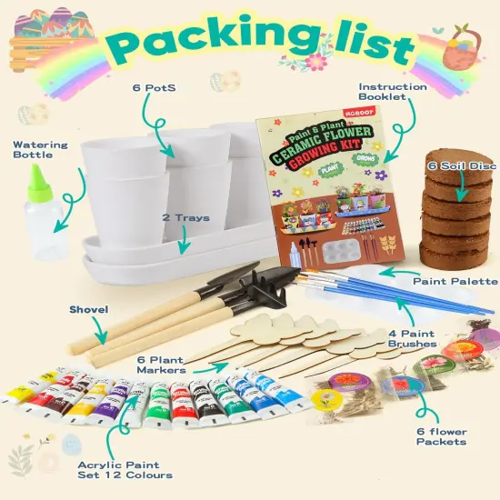Kids Gardening Set Paint and Plant {2}
